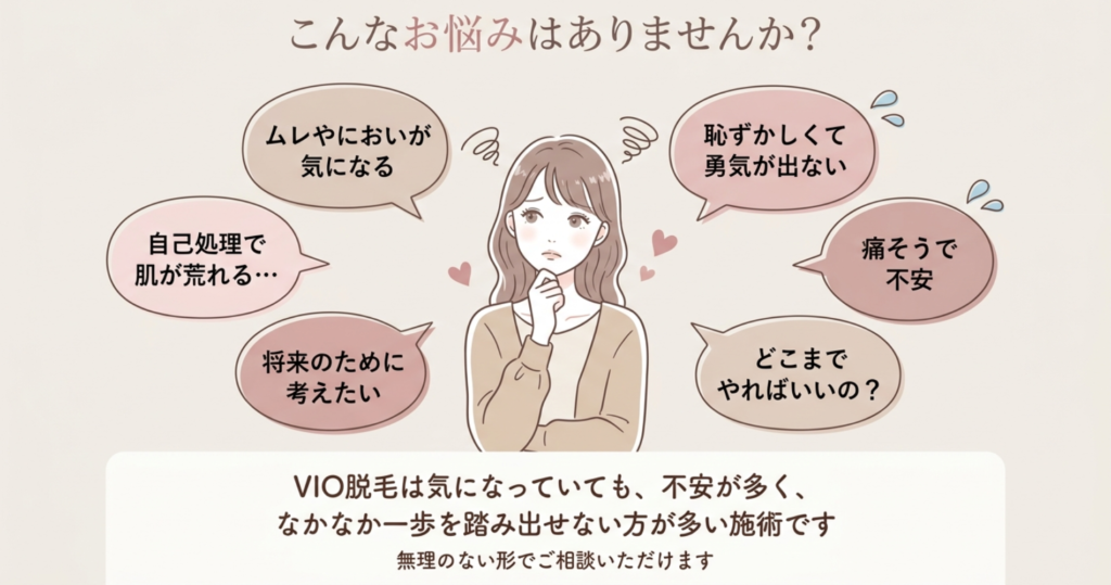 奈良県橿原市から通えるVIO脱毛
